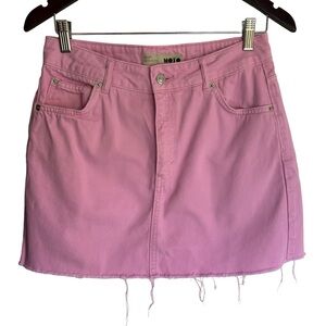 Topshop Bubblegum Pink Denim Skirt Size 6